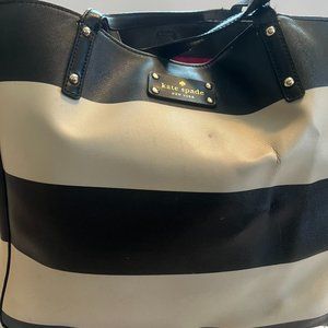 Kate Spade Black & Beige Tote Bag